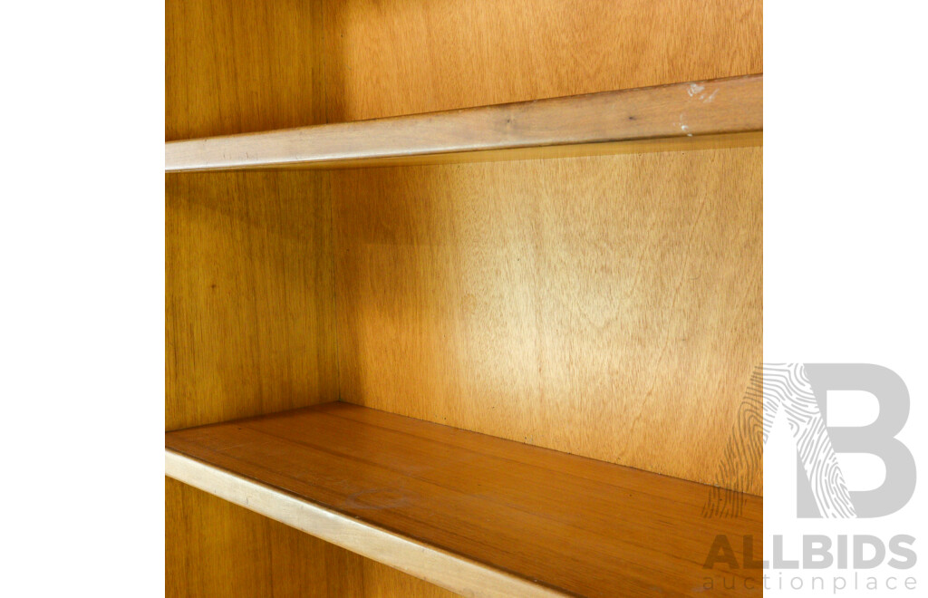 Hardwood Open Legal Bookcase