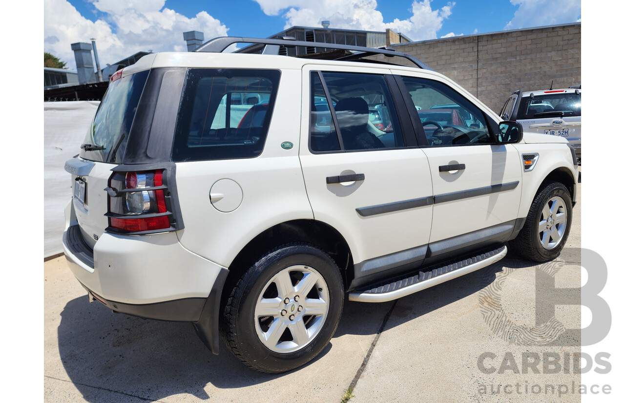 3/2008 Land Rover Freelander 2 SE TD4 (4x4) LF MY08 4d Wagon White 2.2L