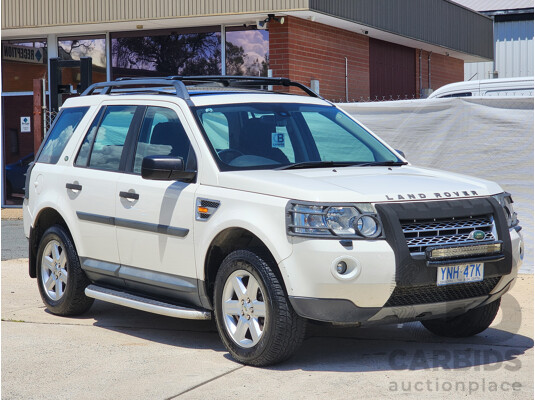 3/2008 Land Rover Freelander 2 SE TD4 (4x4) LF MY08 4d Wagon White 2.2L