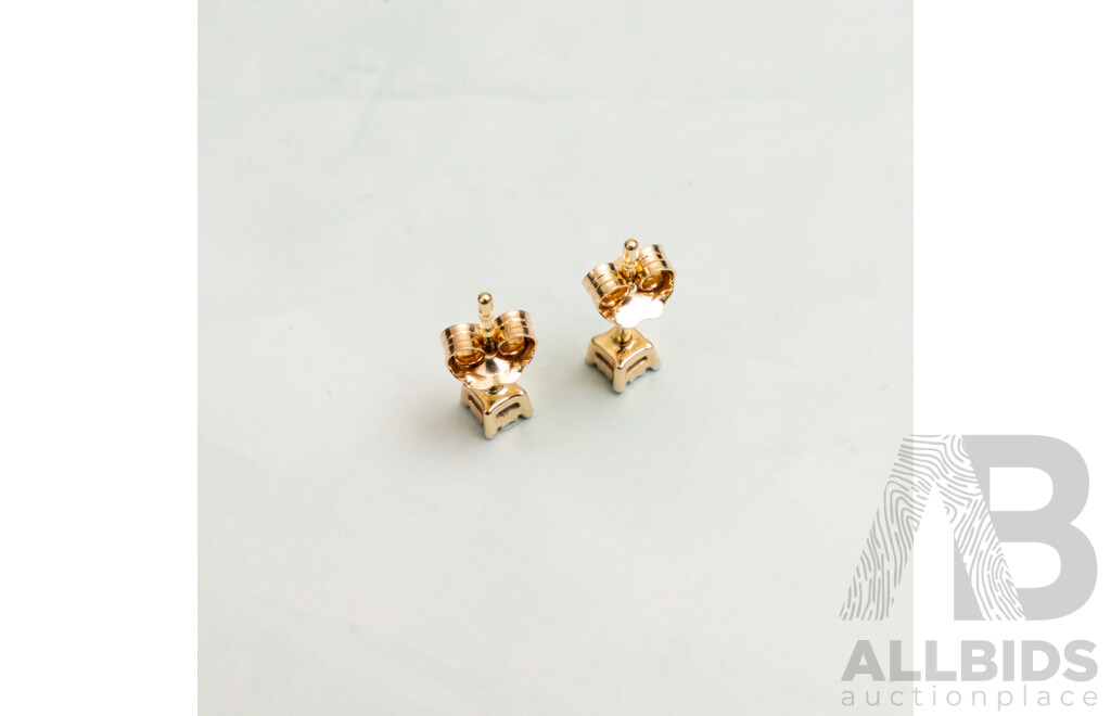 Goldmark 10ct Diamond Cluster Stud Earrings, 3.15mm, TDW 0.08ct, 0.55 Grams - Boxed