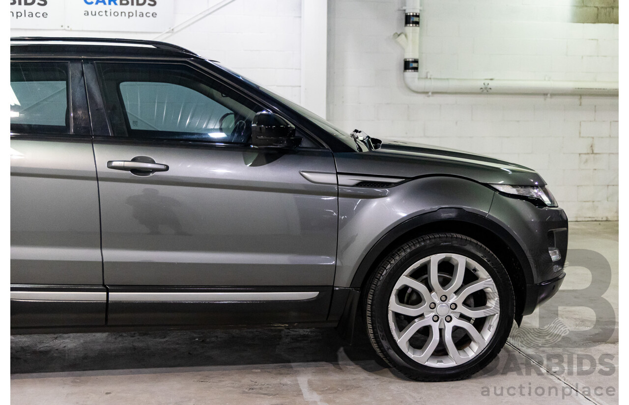 2/2015 Range Rover Evoque SD4 Pure LV MY15 5d Wagon Corris Grey Metallic Turbo Diesel 2.2L