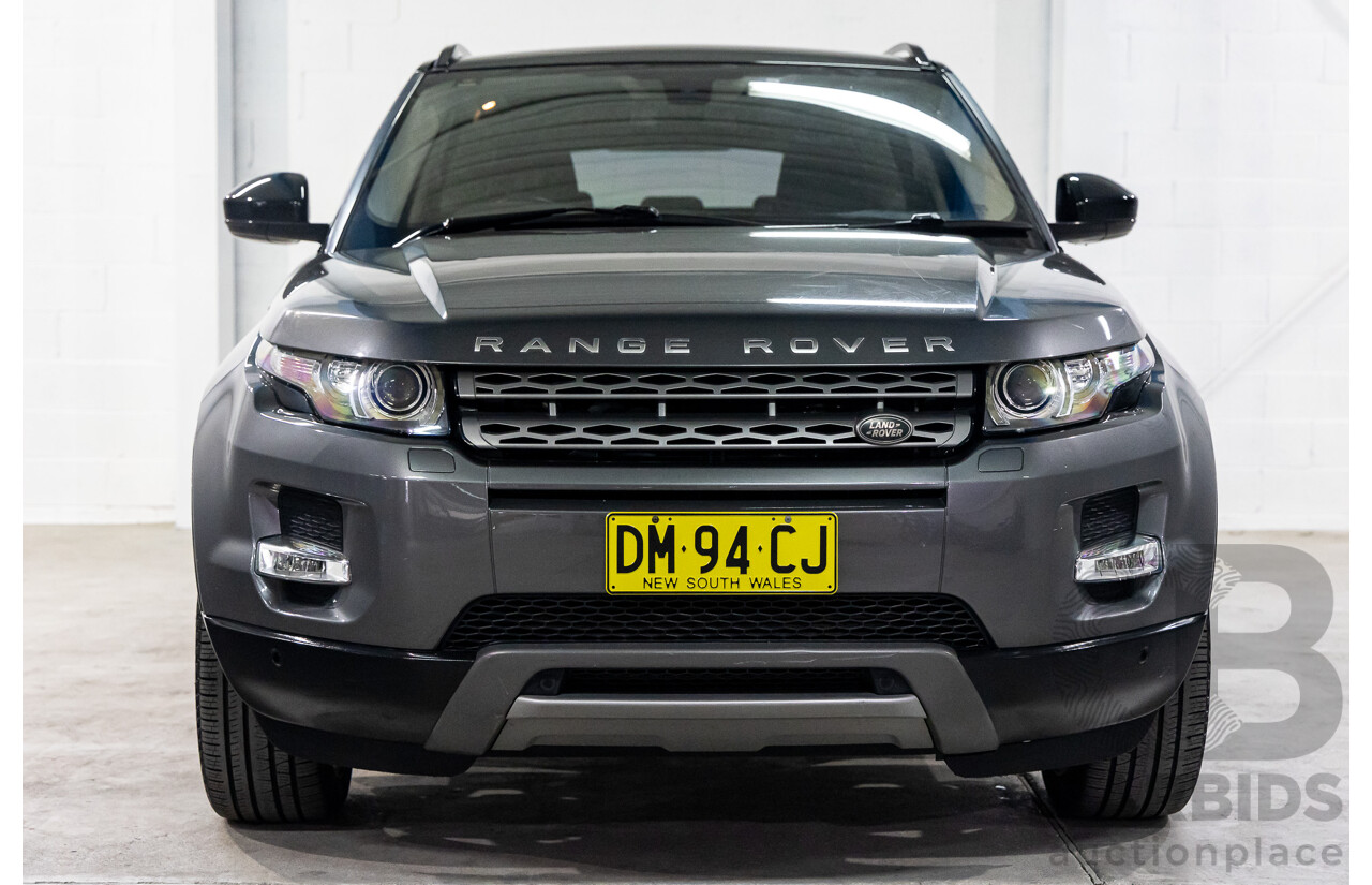 2/2015 Range Rover Evoque SD4 Pure LV MY15 5d Wagon Corris Grey Metallic Turbo Diesel 2.2L