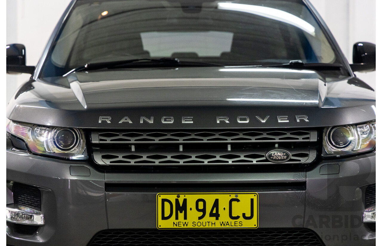 2/2015 Range Rover Evoque SD4 Pure LV MY15 5d Wagon Corris Grey Metallic Turbo Diesel 2.2L