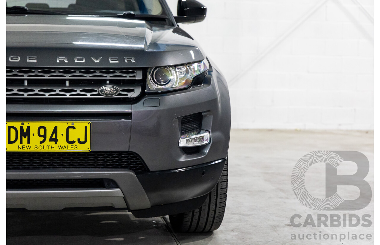 2/2015 Range Rover Evoque SD4 Pure LV MY15 5d Wagon Corris Grey Metallic Turbo Diesel 2.2L