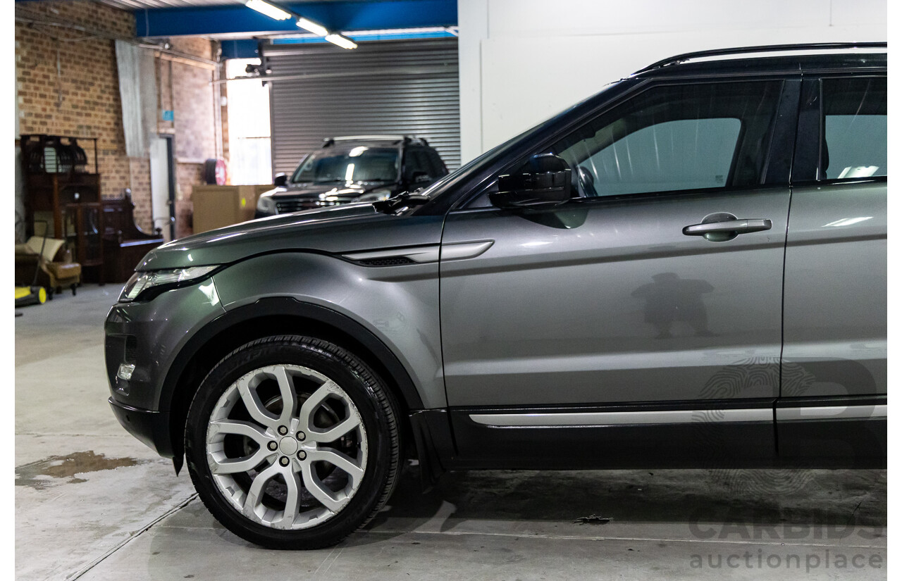 2/2015 Range Rover Evoque SD4 Pure LV MY15 5d Wagon Corris Grey Metallic Turbo Diesel 2.2L