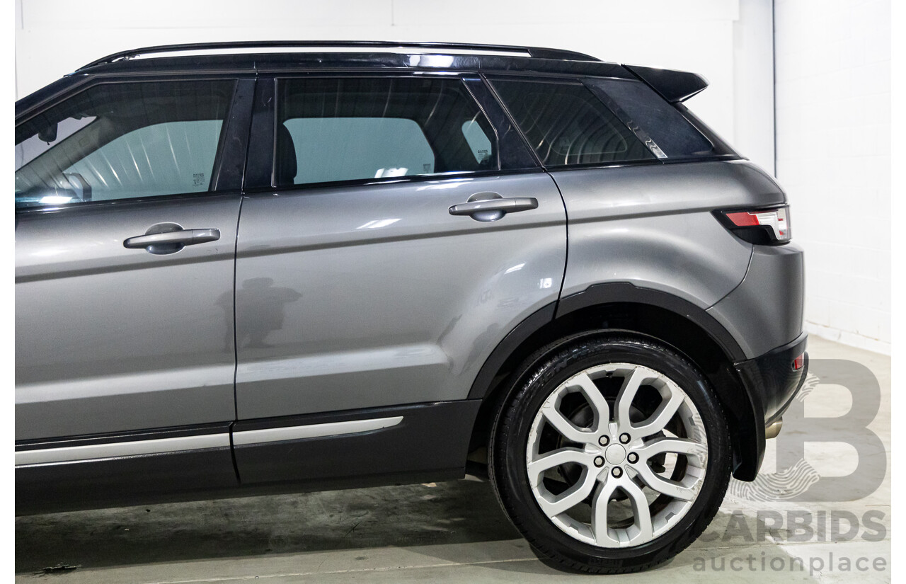 2/2015 Range Rover Evoque SD4 Pure LV MY15 5d Wagon Corris Grey Metallic Turbo Diesel 2.2L