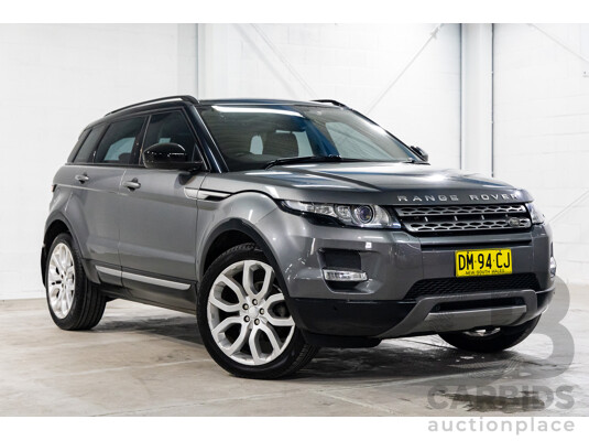 2/2015 Range Rover Evoque SD4 Pure LV MY15 5d Wagon Corris Grey Metallic Turbo Diesel 2.2L