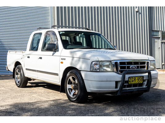 1/2004 Ford Courier XL (4x2) PG Crew Cab P/Up Cool White 2.6L