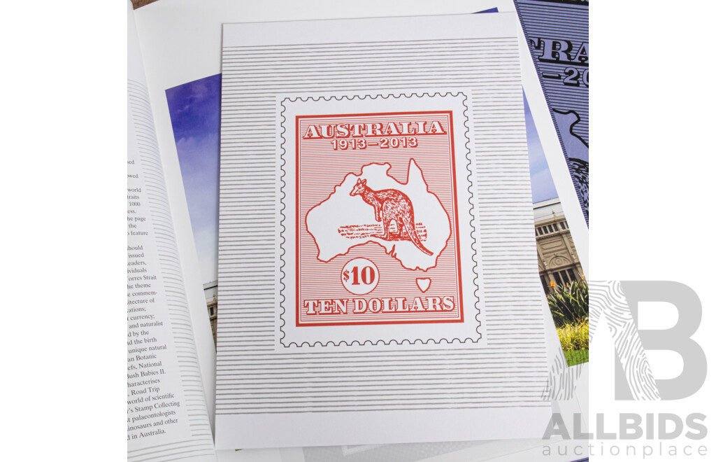 Australian 2013 Annual Stamp Album - Face Value $105
