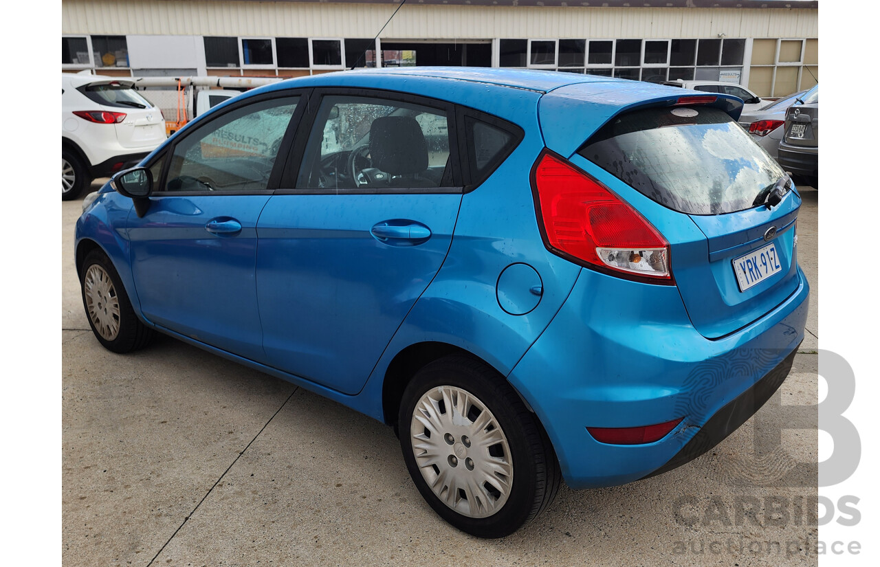 5/2014 Ford Fiesta Ambiente WZ 5d Hatchback Blue 1.5L