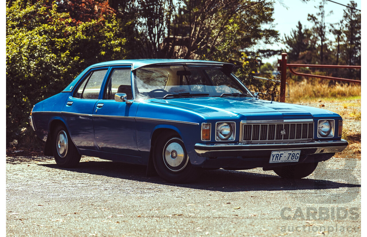 10/1976 Holden Kingswood 50th Anniversary HX 4d Sedan Deauville Blue Metallic 3.3L