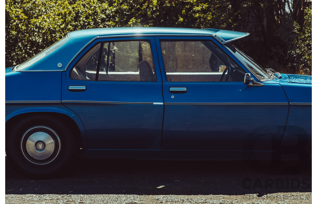 10/1976 Holden Kingswood 50th Anniversary HX 4d Sedan Deauville Blue Metallic 3.3L