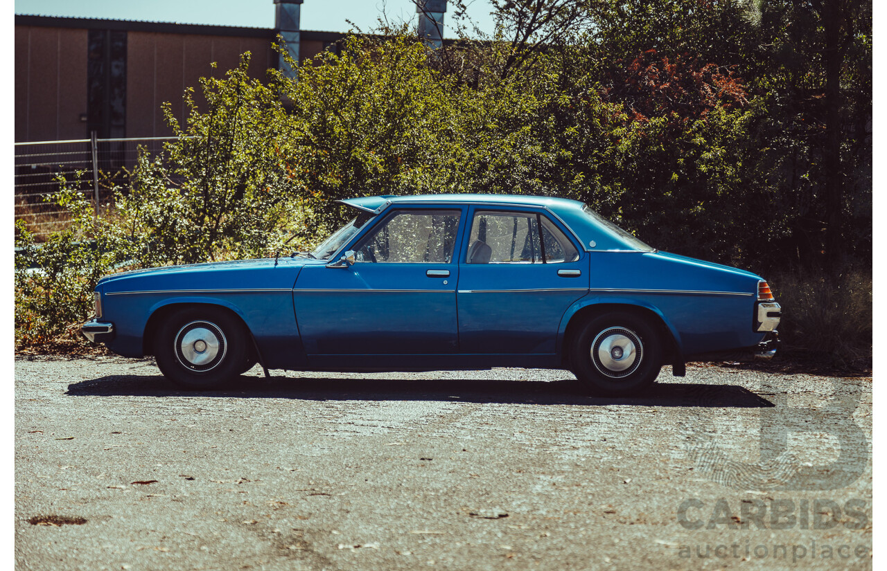 10/1976 Holden Kingswood 50th Anniversary HX 4d Sedan Deauville Blue Metallic 3.3L