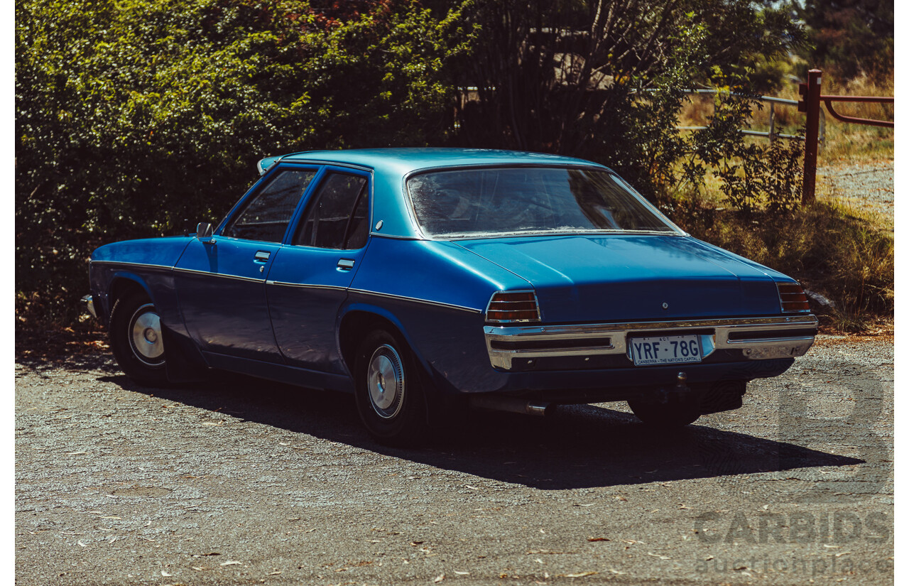 10/1976 Holden Kingswood 50th Anniversary HX 4d Sedan Deauville Blue Metallic 3.3L