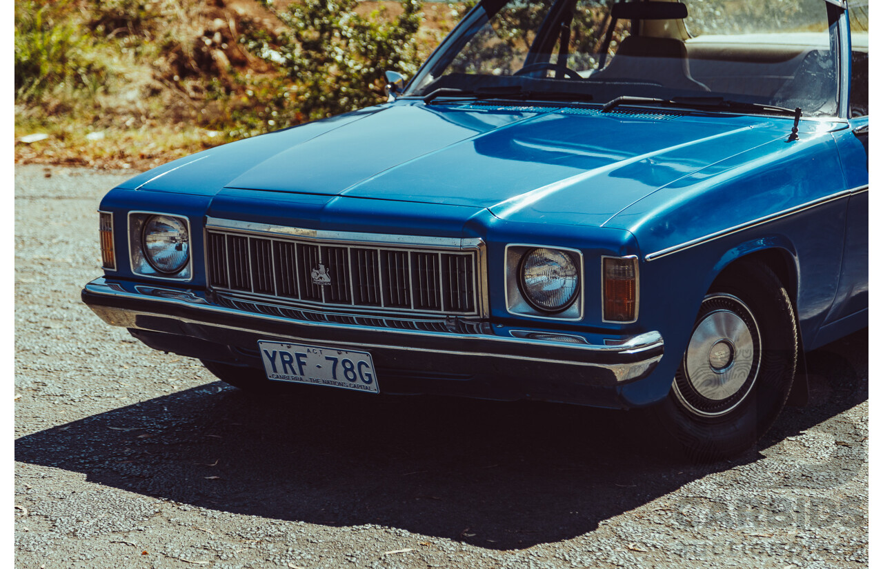 10/1976 Holden Kingswood 50th Anniversary HX 4d Sedan Deauville Blue Metallic 3.3L