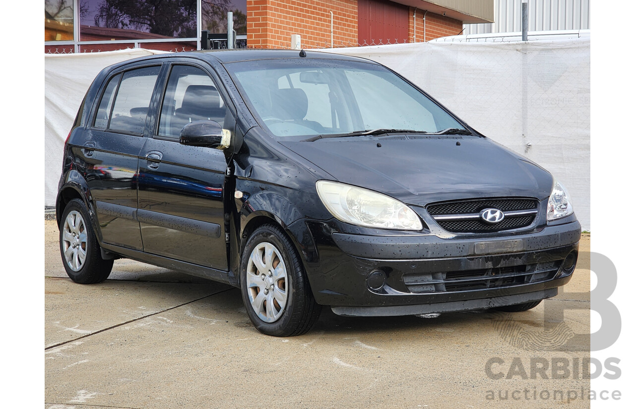 8/2006 Hyundai Getz 1.6 TB UPGRADE 5d Hatchback Black 1.6L