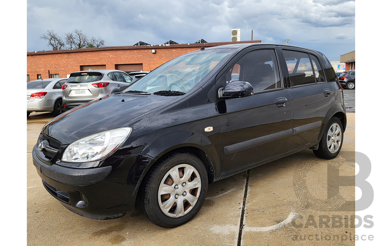 8/2006 Hyundai Getz 1.6 TB UPGRADE 5d Hatchback Black 1.6L