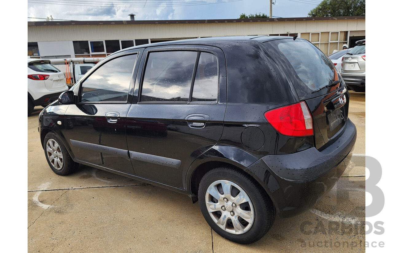 8/2006 Hyundai Getz 1.6 TB UPGRADE 5d Hatchback Black 1.6L