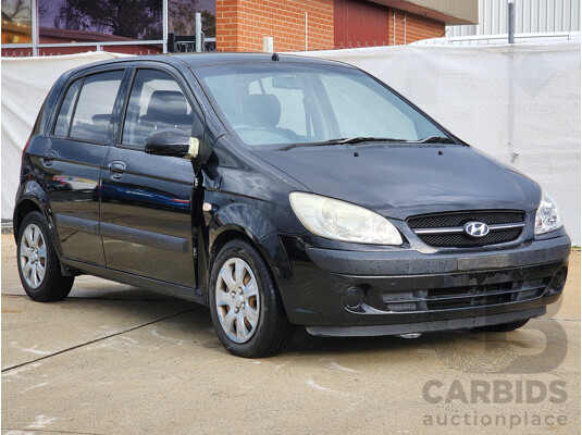 8/2006 Hyundai Getz 1.6 TB UPGRADE 5d Hatchback Black 1.6L