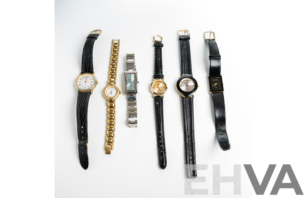 Collection of Ladies Vintage Dress Watches (6) Including Alto, Viga, Trophy, Pierre Lous & Monte Carlo