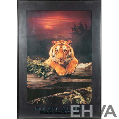 Richard Stacks, (20th Century, American, 1930-2015), Sunset Tigris, Quality Reproduction Poster Print of Original Colour Photograph, 87 X 61 Cm (frame)