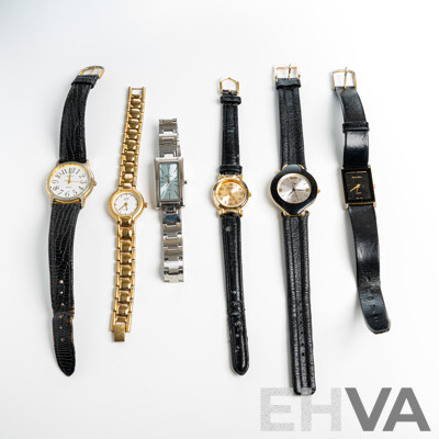 Collection of Ladies Vintage Dress Watches (6) Including Alto, Viga, Trophy, Pierre Lous & Monte Carlo