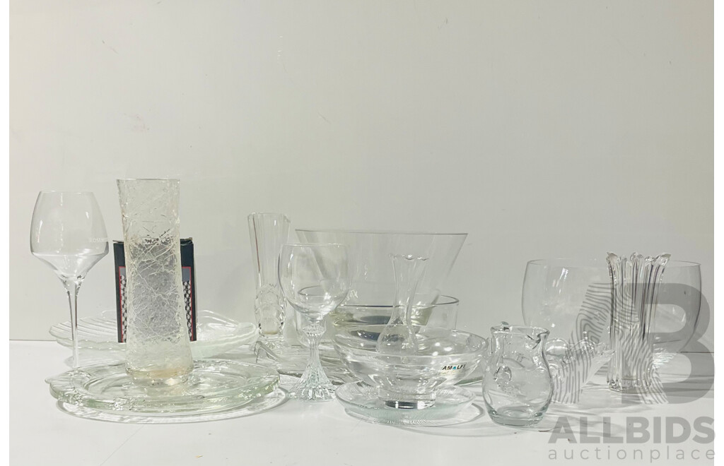 Collection Vintage and Other Crystal, Stemware and More