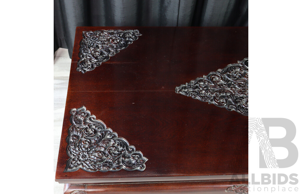 Heavily Carved Chinese Coffee Table