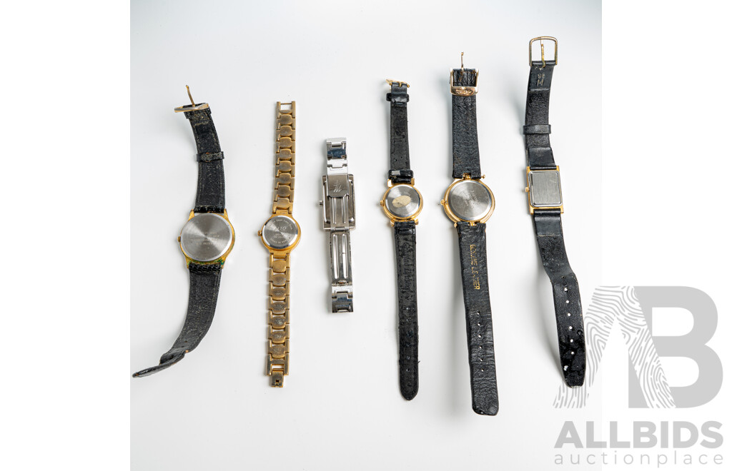 Collection of Ladies Vintage Dress Watches (6) Including Alto, Viga, Trophy, Pierre Lous & Monte Carlo