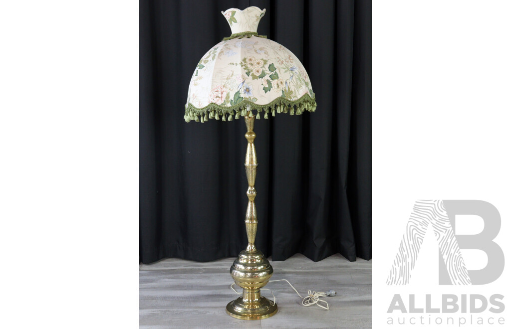 Indian Brass Floor Lamp