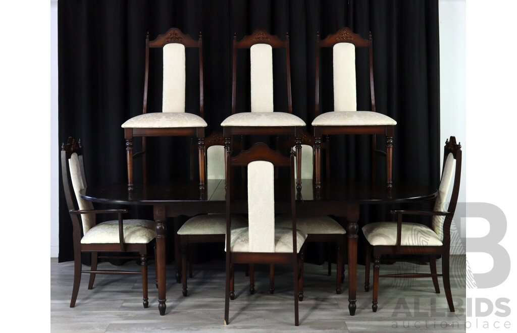 Mahogany Nine Piece Dining Suite