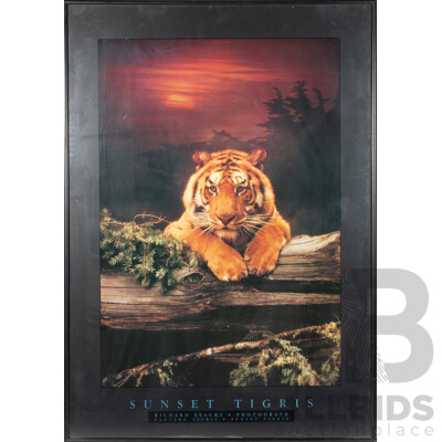 Richard Stacks, (20th Century, American, 1930-2015), Sunset Tigris, Quality Reproduction Poster Print of Original Colour Photograph, 87 X 61 Cm (frame)
