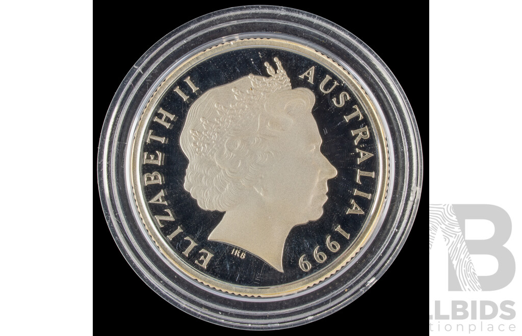 Australian RAM 1999 Silver Proof One Dollar Coin, The Last ANZACS .999