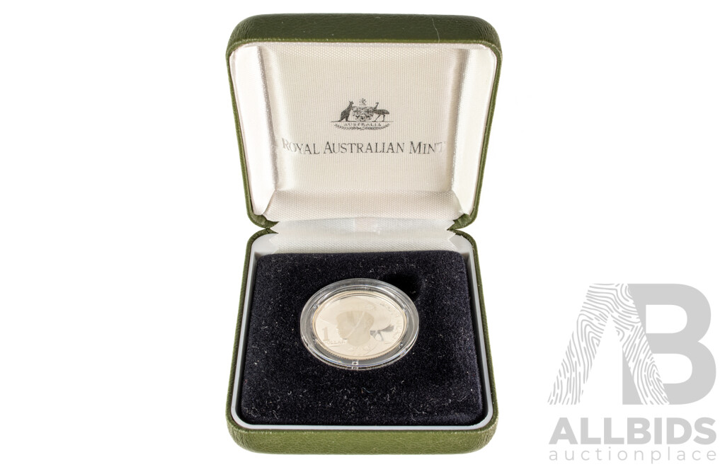 Australian RAM 1999 Silver Proof One Dollar Coin, The Last ANZACS .999