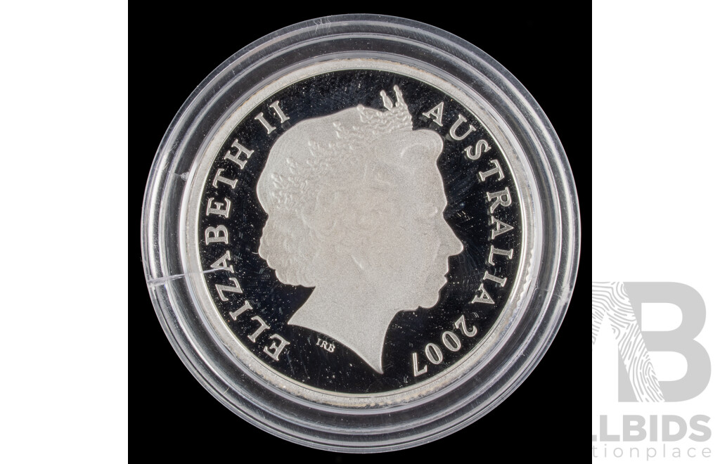 Australian RAM 2007 Silver Proof One Dollar Coin, 75th Anniversary of the Sydney Harbour Bridge .999
