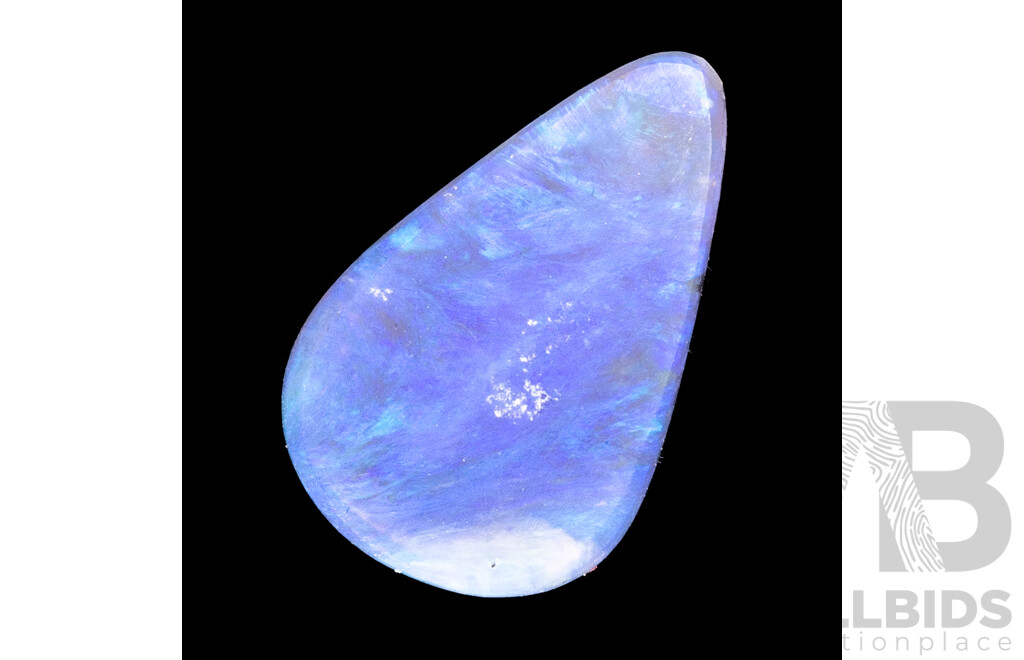 Australian Opal Solid Pear Cut Cabochon, 2.14ct