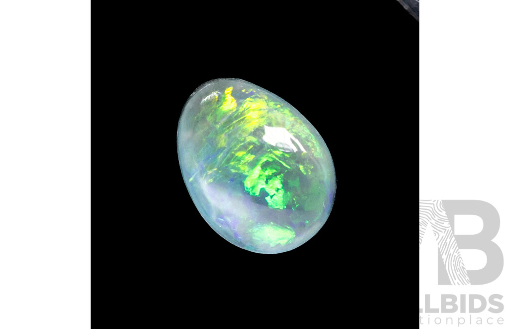 Australian Opal Cabochon, Pear Cut, 0.95ct
