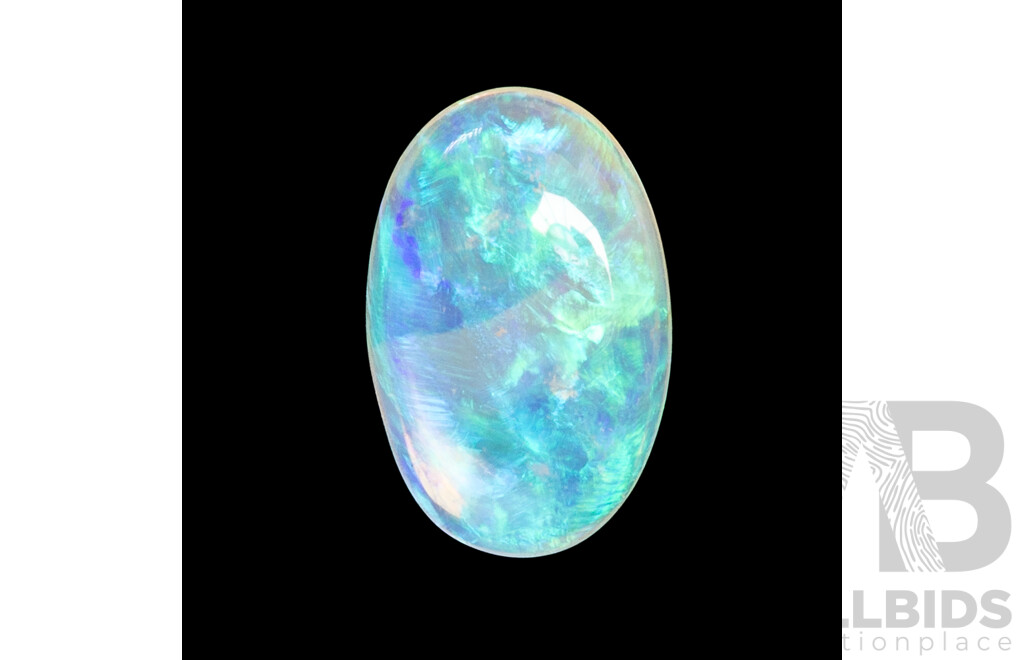 Australian Opal Solid Oval Cabochon, 1.10ct
