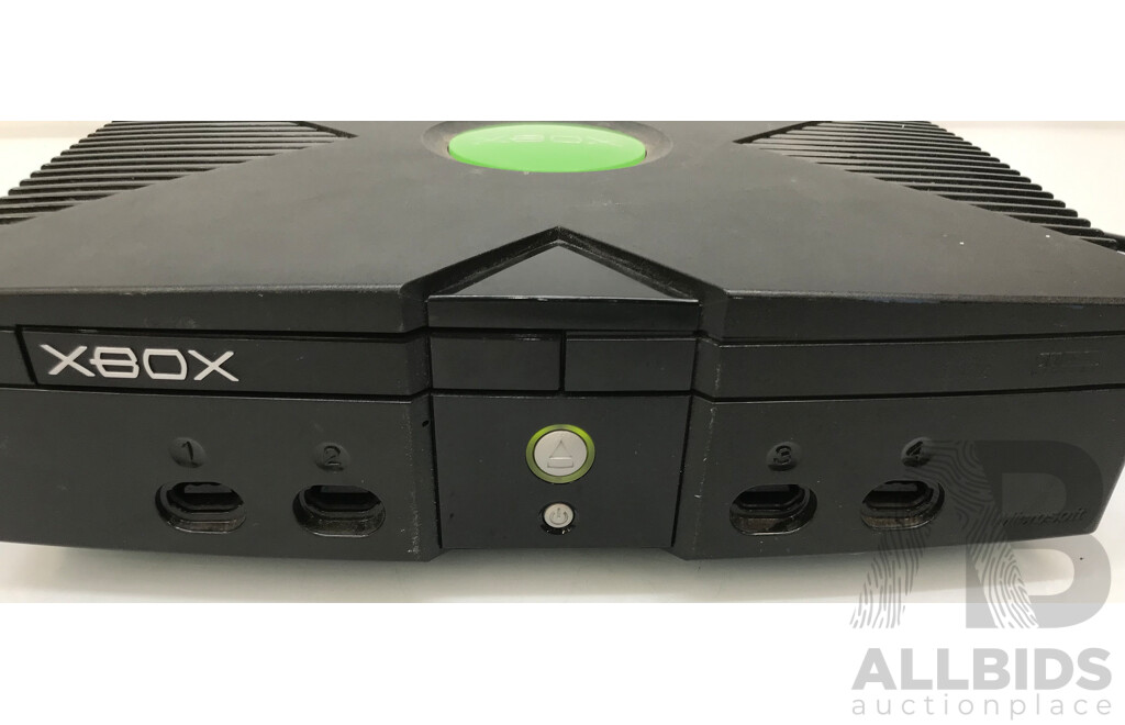 Microsoft Original XBox Gaming Console with Controllers