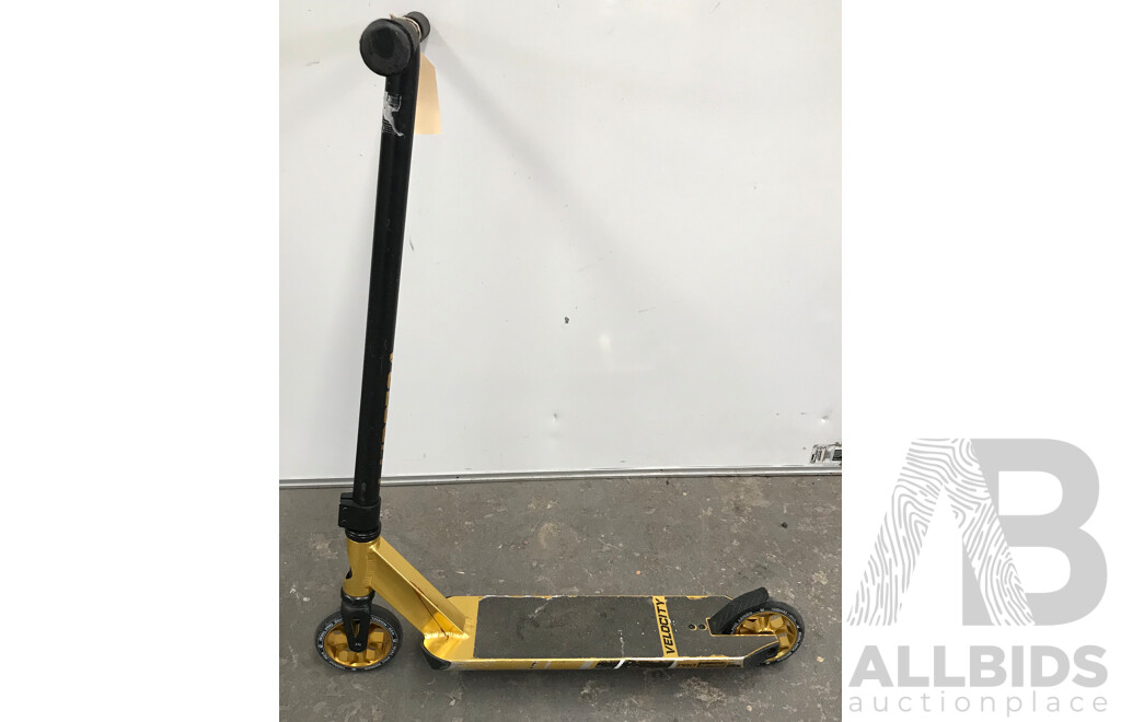 Black & Gold Velocity Scooter