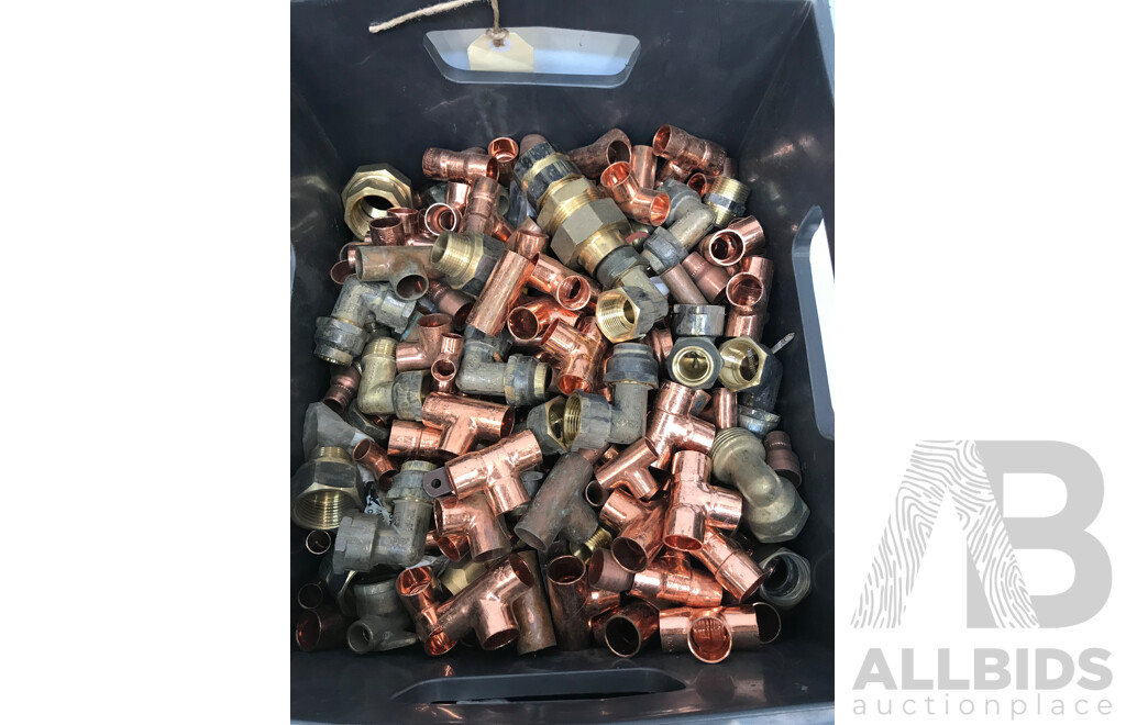 Bulk Lot of Assorted Copper Fittings