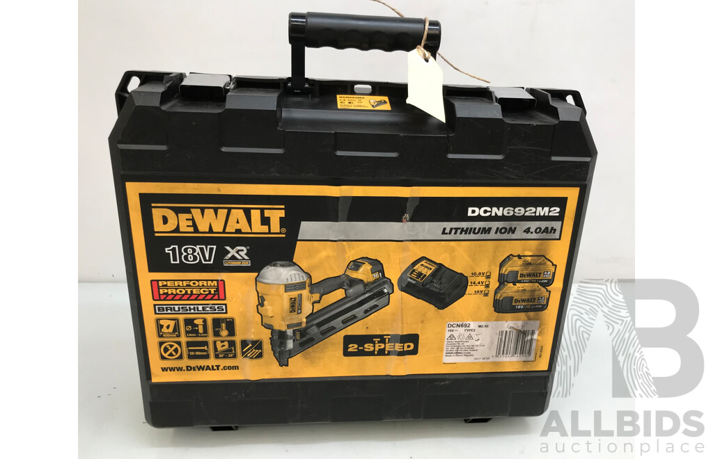 DeWalt 18V XR Brushless 2-Speed Framing Nailer with Case