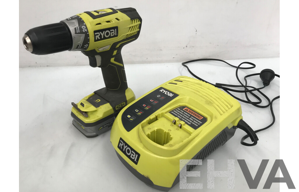 Ryobi 18V Cordless Drill Driver Kit