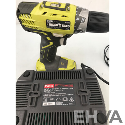 Ryobi 18V Cordless Drill Driver Kit