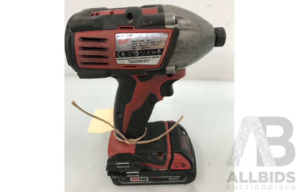 Milwaukee (C18ID) Cordless Impact Driver