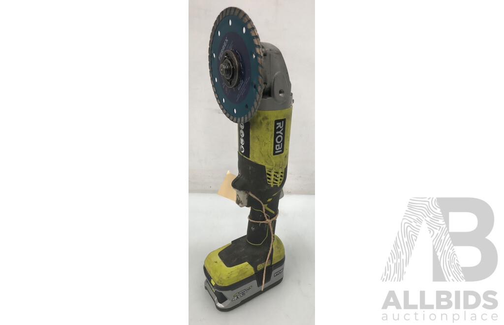 Ryobi 18V ONE+ 115mm Cordless Angle Grinder