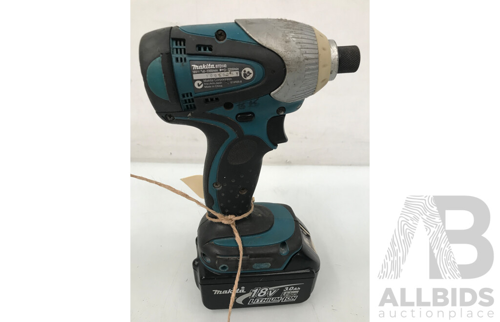 Makita 18V Cordless Impact Driver