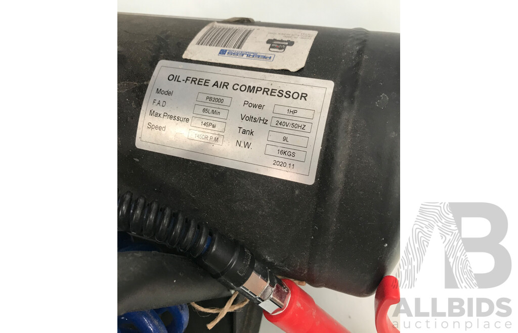 Peerless (PB2000) Oil-Free Air Compressor