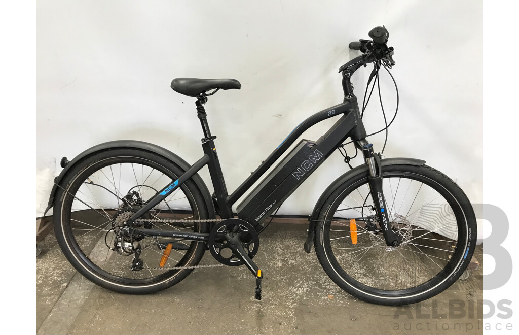 NCM Milano Plus 8 Speed Trekking Electric Bike