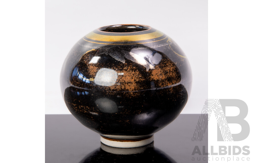 Australian Local Studio Pottery Vase by Victor Greenaway